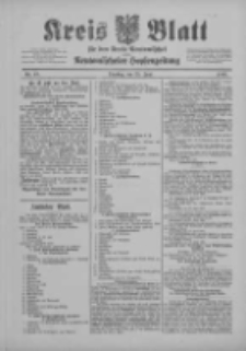 Kreis Blatt f&uuml;r den Kreis Neutomischeler zugleich Hopfenzeitung 1901.06.25 Nr49