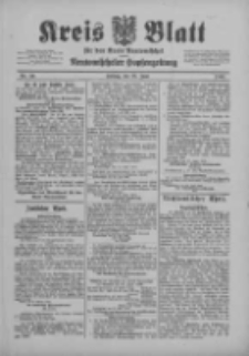 Kreis Blatt f&uuml;r den Kreis Neutomischeler zugleich Hopfenzeitung 1901.06.28 Nr50