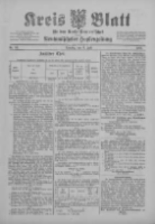 Kreis Blatt f&uuml;r den Kreis Neutomischeler zugleich Hopfenzeitung 1901.07.09 Nr53
