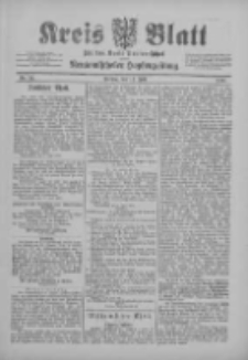 Kreis Blatt f&uuml;r den Kreis Neutomischeler zugleich Hopfenzeitung 1901.07.18 Nr54