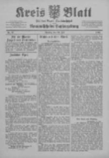 Kreis Blatt f&uuml;r den Kreis Neutomischeler zugleich Hopfenzeitung 1901.07.23 Nr57