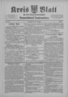 Kreis Blatt f&uuml;r den Kreis Neutomischeler zugleich Hopfenzeitung 1901.08.16 Nr64