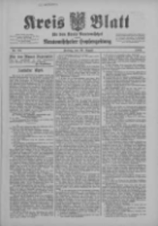 Kreis Blatt f&uuml;r den Kreis Neutomischeler zugleich Hopfenzeitung 1901.08.30 Nr68