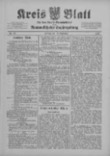 Kreis Blatt f&uuml;r den Kreis Neutomischeler zugleich Hopfenzeitung 1901.09.13 Nr72