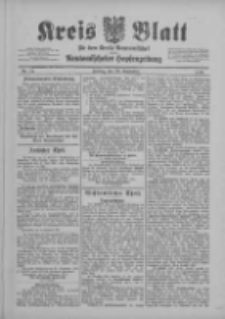 Kreis Blatt f&uuml;r den Kreis Neutomischeler zugleich Hopfenzeitung 1901.09.20 Nr74