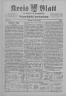 Kreis Blatt f&uuml;r den Kreis Neutomischeler zugleich Hopfenzeitung 1901.10.22 Nr83