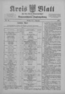 Kreis Blatt f&uuml;r den Kreis Neutomischeler zugleich Hopfenzeitung 1901.11.01 Nr86
