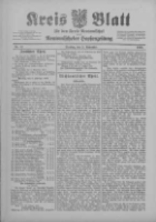 Kreis Blatt f&uuml;r den Kreis Neutomischeler zugleich Hopfenzeitung 1901.11.05 Nr87