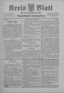 Kreis Blatt f&uuml;r den Kreis Neutomischeler zugleich Hopfenzeitung 1901.11.15 Nr90
