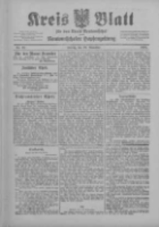 Kreis Blatt f&uuml;r den Kreis Neutomischeler zugleich Hopfenzeitung 1901.11.22 Nr92