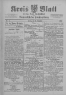 Kreis Blatt f&uuml;r den Kreis Neutomischeler zugleich Hopfenzeitung 1901.11.29 Nr94