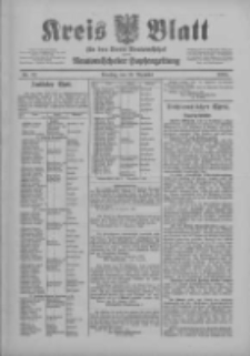 Kreis Blatt f&uuml;r den Kreis Neutomischeler zugleich Hopfenzeitung 1901.12.10 Nr97