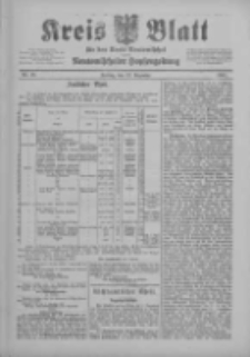 Kreis Blatt f&uuml;r den Kreis Neutomischeler zugleich Hopfenzeitung 1901.12.13 Nr98