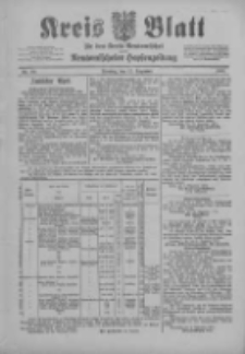 Kreis Blatt f&uuml;r den Kreis Neutomischeler zugleich Hopfenzeitung 1901.12.17 Nr99