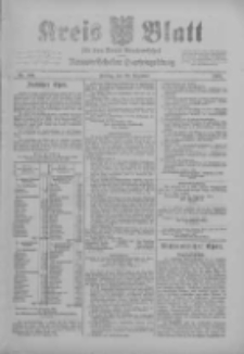 Kreis Blatt f&uuml;r den Kreis Neutomischeler zugleich Hopfenzeitung 1901.12.20 Nr100