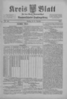 Kreis Blatt f&uuml;r den Kreis Neutomischeler zugleich Hopfenzeitung 1901.12.31 Nr102