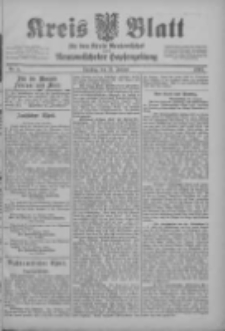 Kreis Blatt f&uuml;r den Kreis Neutomischeler zugleich Hopfenzeitung 1902.01.21 Nr6