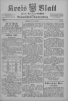 Kreis Blatt f&uuml;r den Kreis Neutomischeler zugleich Hopfenzeitung 1902.01.31 Nr9