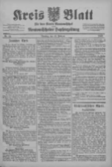 Kreis Blatt f&uuml;r den Kreis Neutomischeler zugleich Hopfenzeitung 1902.02.18 Nr14