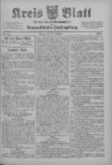 Kreis Blatt f&uuml;r den Kreis Neutomischeler zugleich Hopfenzeitung 1902.02.21 Nr15