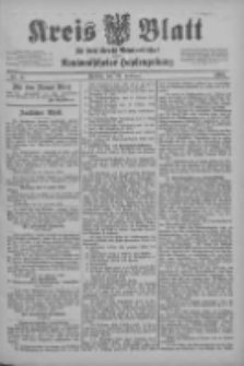 Kreis Blatt f&uuml;r den Kreis Neutomischeler zugleich Hopfenzeitung 1902.02.28 Nr17