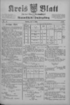 Kreis Blatt f&uuml;r den Kreis Neutomischeler zugleich Hopfenzeitung 1902.03.07 Nr19