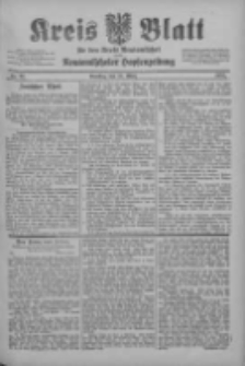 Kreis Blatt f&uuml;r den Kreis Neutomischeler zugleich Hopfenzeitung 1902.03.18 Nr22