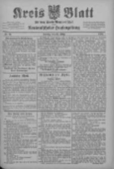 Kreis Blatt f&uuml;r den Kreis Neutomischeler zugleich Hopfenzeitung 1902.03.25 Nr24