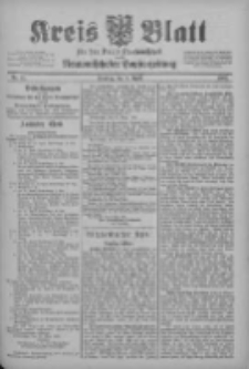 Kreis Blatt f&uuml;r den Kreis Neutomischeler zugleich Hopfenzeitung 1902.04.08 Nr27