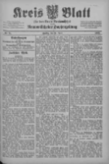 Kreis Blatt f&uuml;r den Kreis Neutomischeler zugleich Hopfenzeitung 1902.04.11 Nr28