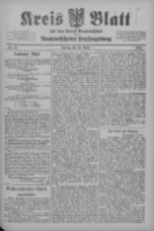 Kreis Blatt f&uuml;r den Kreis Neutomischeler zugleich Hopfenzeitung 1902.04.18 Nr30
