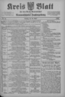 Kreis Blatt f&uuml;r den Kreis Neutomischeler zugleich Hopfenzeitung 1902.04.29 Nr33