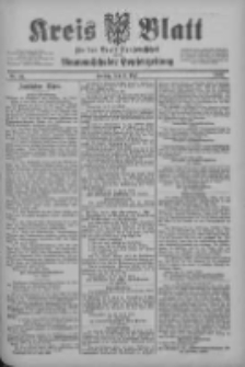 Kreis Blatt f&uuml;r den Kreis Neutomischeler zugleich Hopfenzeitung 1902.05.02 Nr34