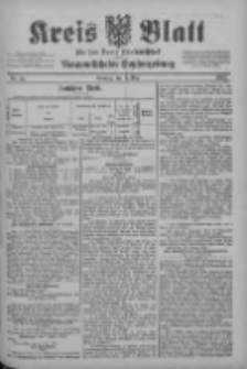 Kreis Blatt f&uuml;r den Kreis Neutomischeler zugleich Hopfenzeitung 1902.05.06 Nr35