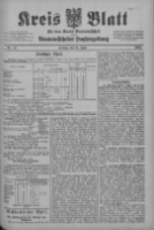 Kreis Blatt f&uuml;r den Kreis Neutomischeler zugleich Hopfenzeitung 1902.06.27 Nr49