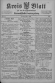 Kreis Blatt f&uuml;r den Kreis Neutomischeler zugleich Hopfenzeitung 1902.07.25 Nr57
