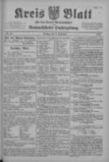 Kreis Blatt f&uuml;r den Kreis Neutomischeler zugleich Hopfenzeitung 1902.09.02 Nr68