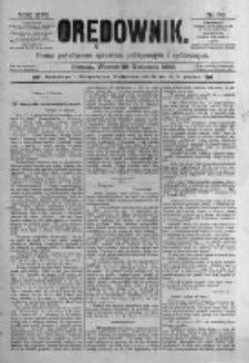 Orędownik: pismo poświęcone sprawom politycznym i spółecznym. 1886.04.20 R.16 nr90
