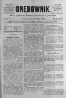 Orędownik: pismo poświęcone sprawom politycznym i spółecznym. 1886.05.26 R.16 nr119
