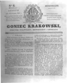 Goniec Krakowski: dziennik polityczny, historyczny i literacki. 1831.01.10 nr6