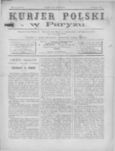 Kurjer Polski w Paryżu: dwutygodnik polityczny-literacki-społeczny: organ patrjotyczny polski. 1886.07.01 R.6 nr61