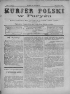 Kurjer Polski w Paryżu: dwutygodnik polityczny-literacki-społeczny: organ patrjotyczny polski. 1886.12.01 R.6 nr71