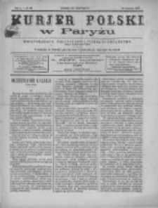 Kurjer Polski w Paryżu: dwutygodnik polityczny-literacki-społeczny: organ patrjotyczny polski. 1887.06.01 R.7 nr83