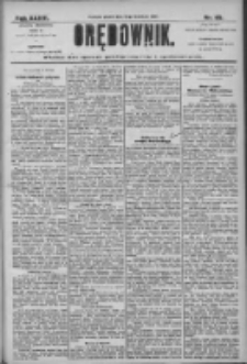 Orędownik: pismo dla spraw politycznych i społecznych 1906.04.13 R.36 Nr85