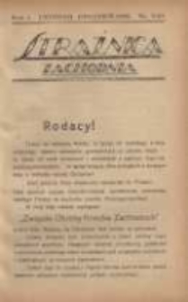 Strażnica Zachodnia: miesięcznik poświęcony sprawom kresów zachodnich 1922 listopad/grudzień R.1 T.2 Nr9/10