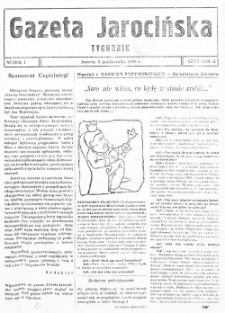 Gazeta Jarocińska 1990.10.05 Nr1