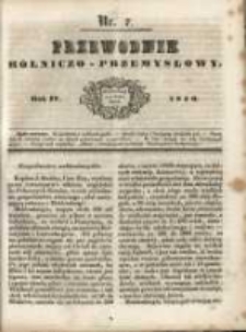 Przewodnik Rolniczo-Przemysłowy. 1840-1841 R.4 Nr7