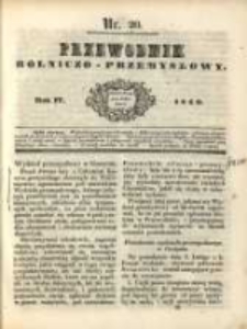Przewodnik Rolniczo-Przemysłowy. 1840-1841 R.4 Nr20