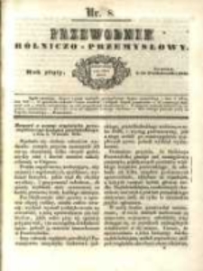 Przewodnik Rolniczo-Przemysłowy. 1841-1842. R.5 Nr8