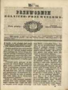 Przewodnik Rolniczo-Przemysłowy. 1841-1842. R.5 Nr12